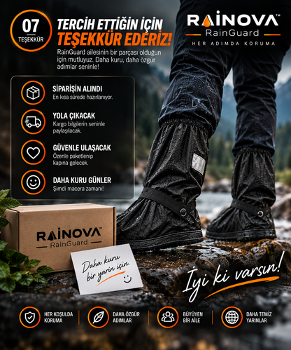 RainGuard Su Geçirmez Ayakkabı Koruyucu